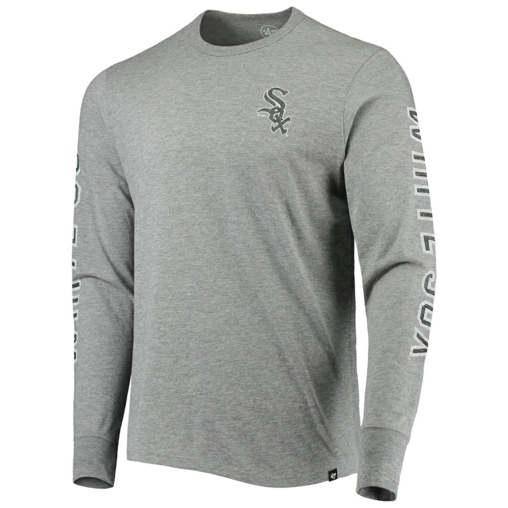 Chicago White Sox Team Long Sleeve T-Shirt - Heathered Gray | 47 brand