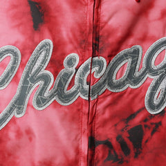 Chicago Bulls Women's Galaxy Sublimated Windbreaker Pullover Full-Zip Hoodie sale - Red | Mitchell & Ness online