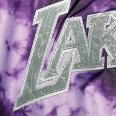 Los Angeles Lakers Women's Galaxy Sublimated Windbreaker Pullover Full-Zip Hoodie - Purple | Mitchell & Ness discount