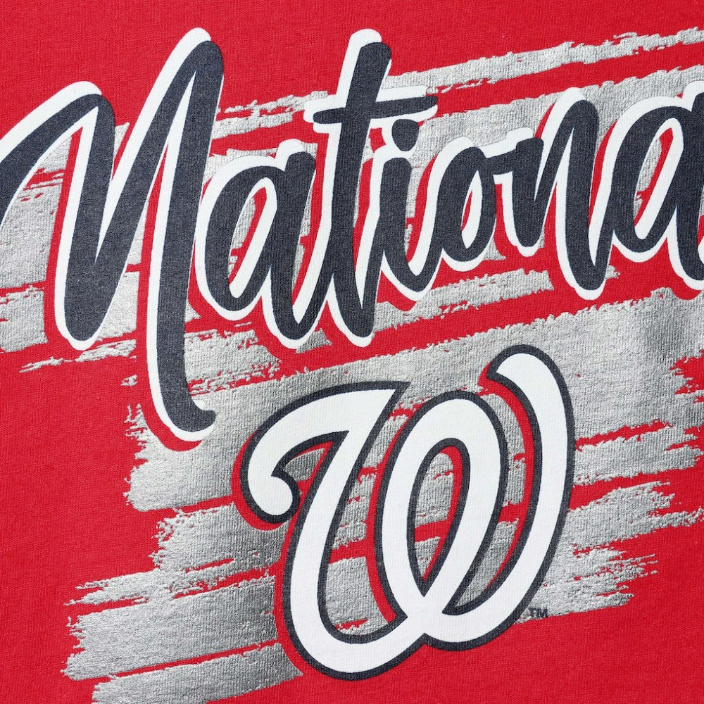 Washington Nationals Girls Youth Dream Scoop-Neck T-Shirt - Red