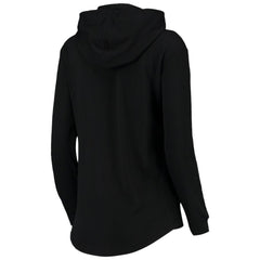 Chicago Cubs Levelwear Women's Vivid Scuba Neck Pullover Hoodie - Black