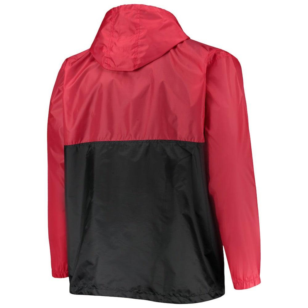 Chicago Blackhawks Big & Tall Anorak Half-Zip Pullover Hoodie