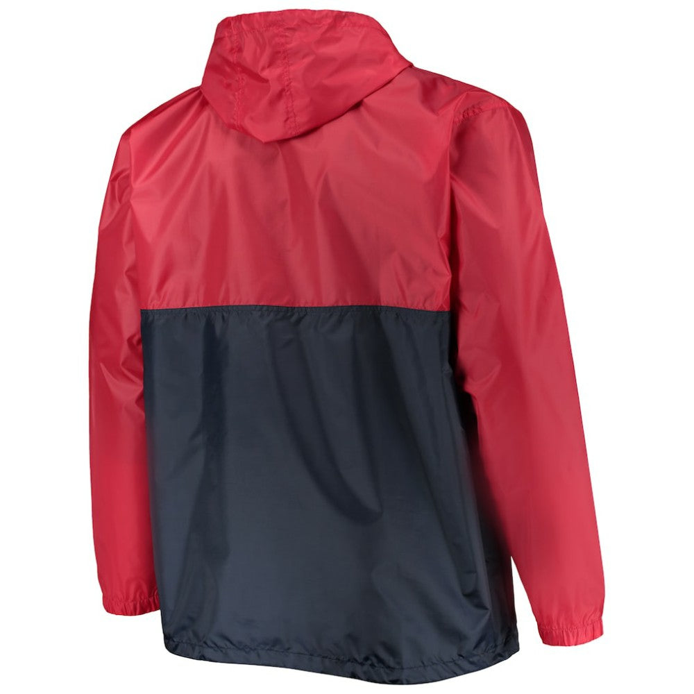 Washington Capitals Big & Tall Anorak Half-Zip Pullover Hoodie