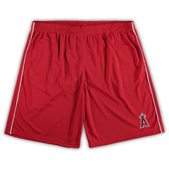 Los Angeles Angels Big & Tall Mesh Shorts - Red