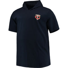 Minnesota Twins Big & Tall Jersey Short Sleeve Pullover Hoodie T-Shirt - Navy
