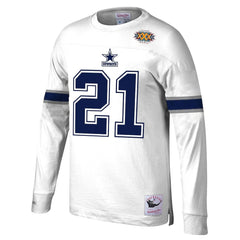NFL Dallas Cowboys Deion Sanders  Retired Player Name & Number Long Sleeve Top