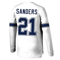 NFL Dallas Cowboys Deion Sanders  Retired Player Name & Number Long Sleeve Top