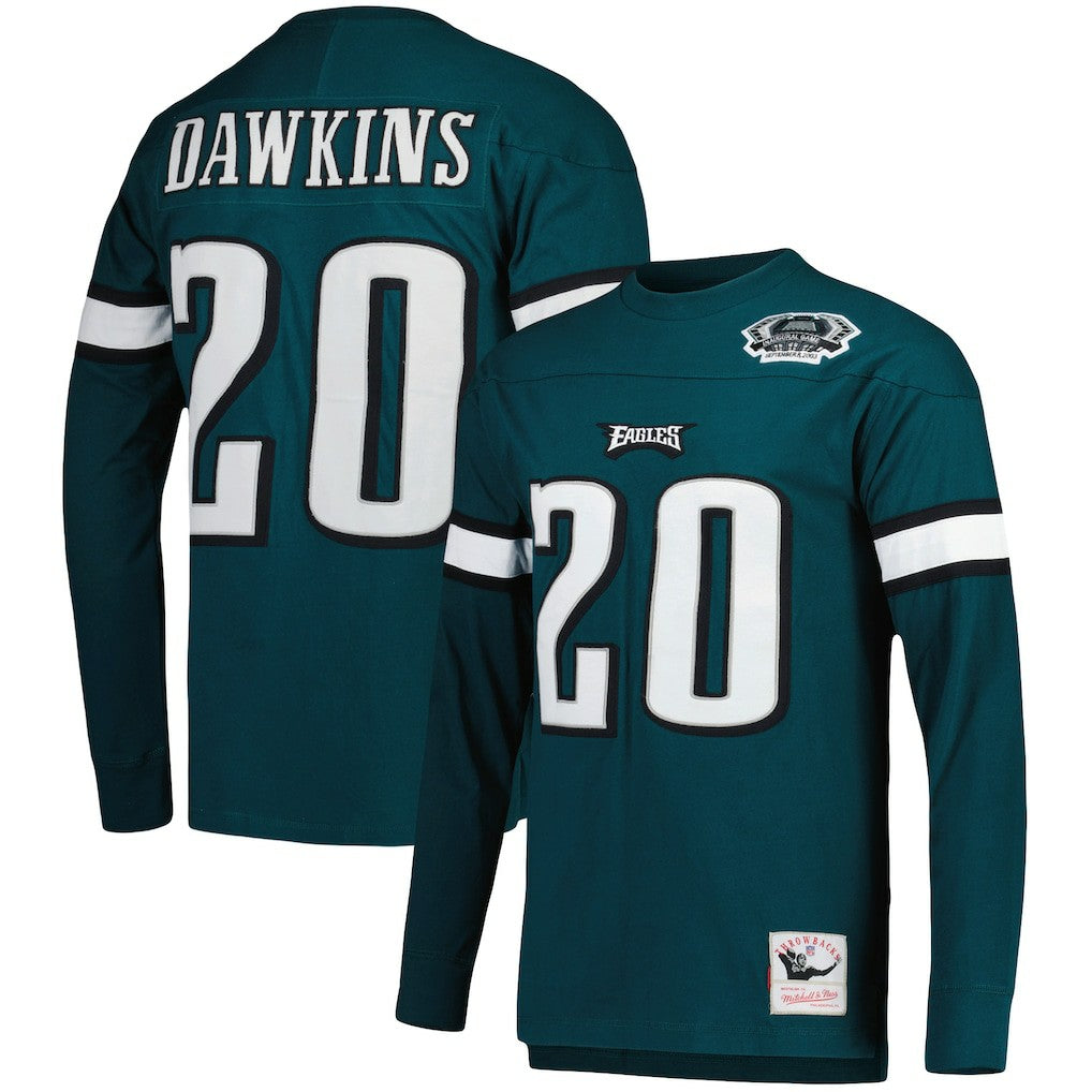NFL Philadelphia Eagles Brian Dawkins  Retired Player Name & Number Long Sleeve Top
