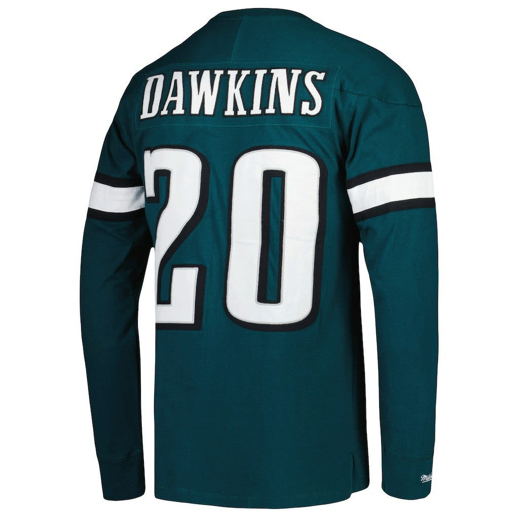 NFL Philadelphia Eagles Brian Dawkins  Retired Player Name & Number Long Sleeve Top
