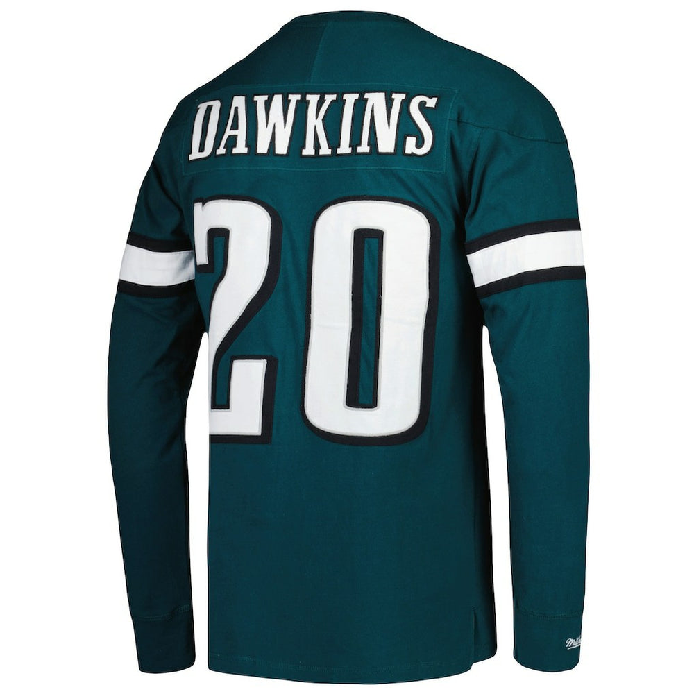 NFL Philadelphia Eagles Brian Dawkins  Retired Player Name & Number Long Sleeve Top