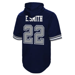 NFL Dallas Cowboys Emmitt Smith  Retired Player Mesh Name & Number Hoodie T-Shirt