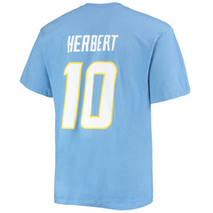 NFL Los Angeles Chargers Justin Herbert  Big & Tall Player Name & Number T-Shirt