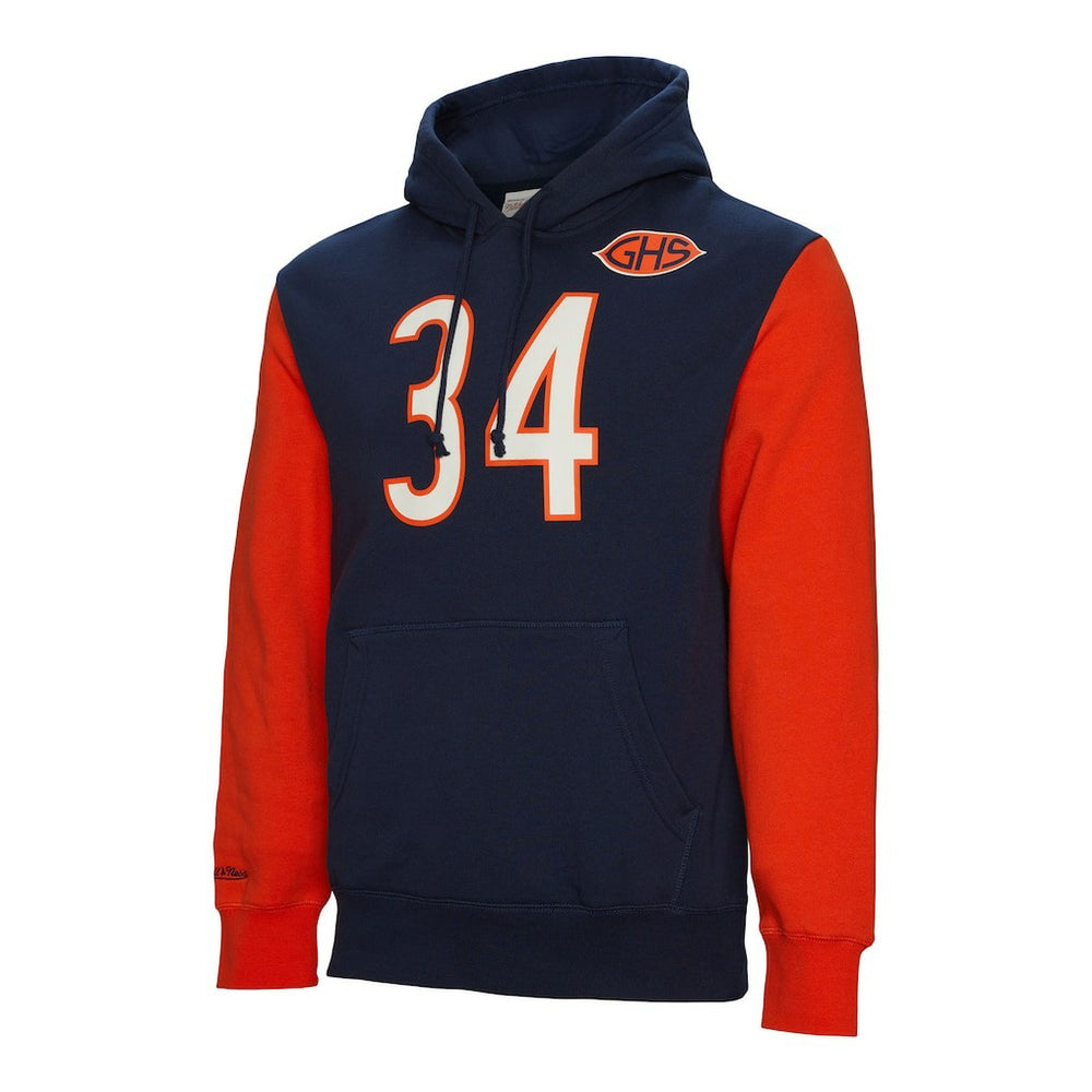 NFL Chicago Bears Walter Payton  Retired Player Name & Number Pullover Hoodie