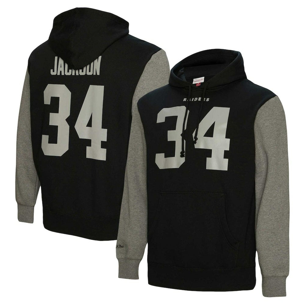 NFL Las Vegas Raiders Bo Jackson  Retired Player Name & Number Pullover Hoodie
