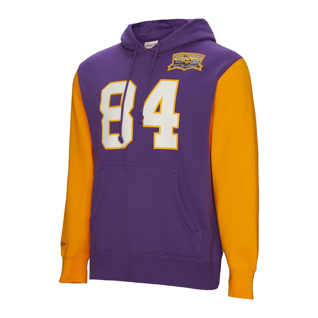 NFL Minnesota Vikings Randy Moss  Retired Player Name & Number Pullover Hoodie