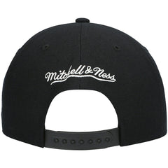Atlanta Hawks Hardwood Classics Script 2.0 Snapback Hat - Black | Mitchell & Ness for sale