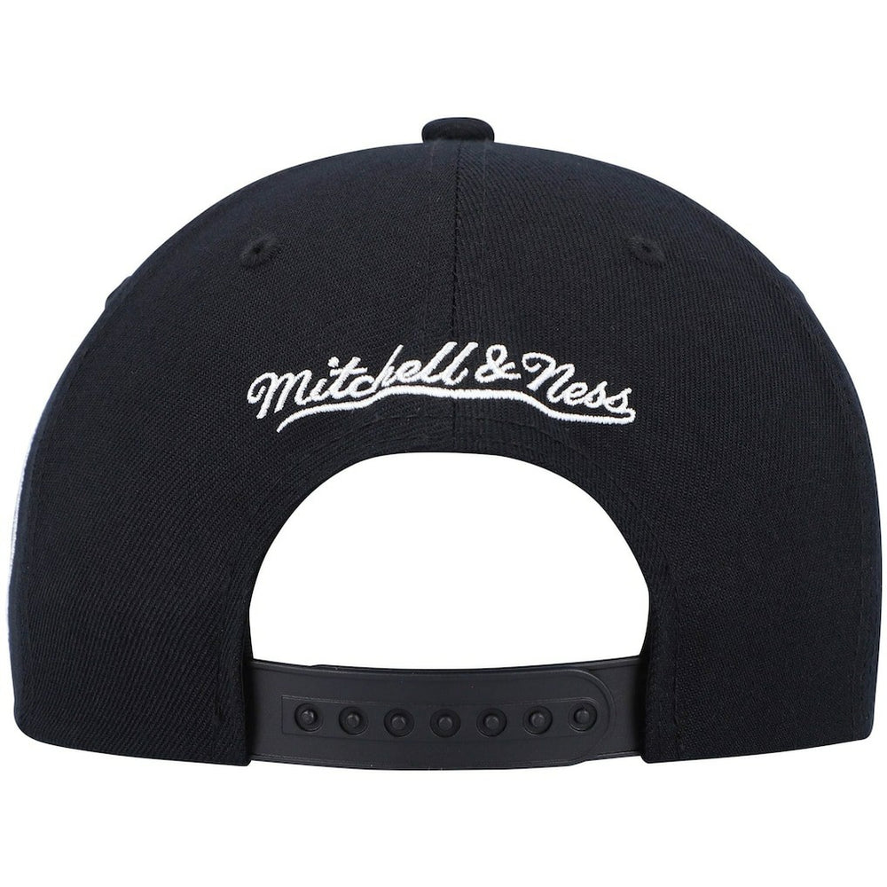 Brooklyn Nets Hardwood Classics Script 2.0 Snapback Hat - Black | Mitchell & Ness discount
