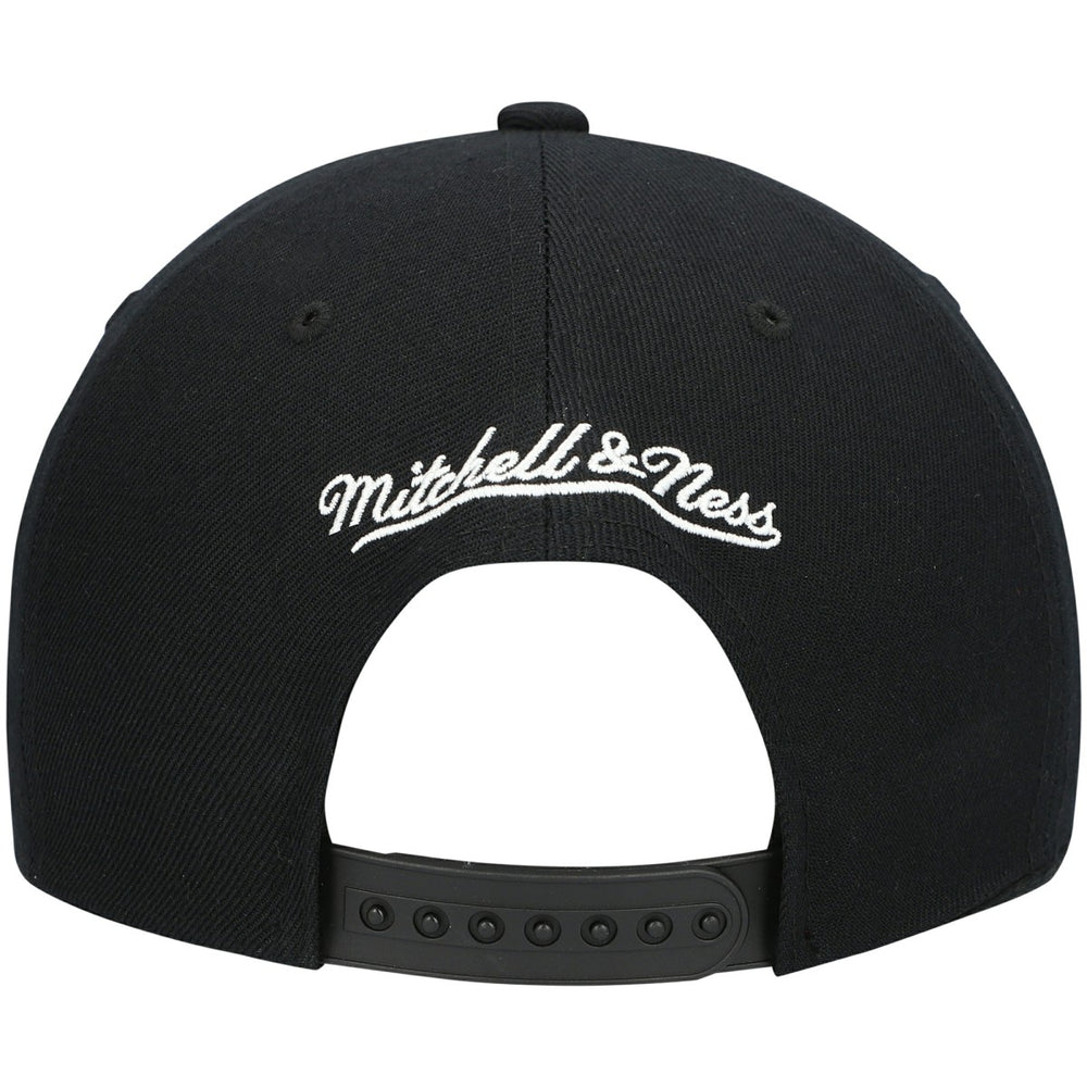 Miami Heat Hardwood Classics Script 2.0 Snapback Hat - Black | Mitchell & Ness online