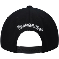 Sacramento Kings Hardwood Classics Script 2.0 Snapback Hat - Black | Mitchell & Ness outlet
