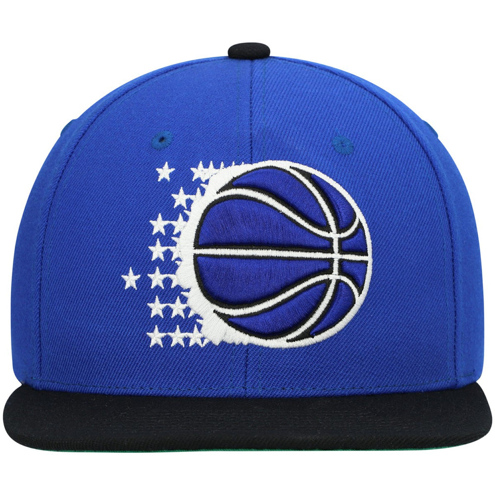 Orlando Magic Hardwood Classics Team Two-Tone 2.0 Snapback Hat - Blue/Black | Mitchell & Ness online