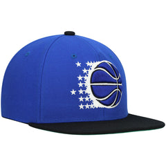 Orlando Magic Hardwood Classics Team Two-Tone 2.0 Snapback Hat - Blue/Black | Mitchell & Ness online