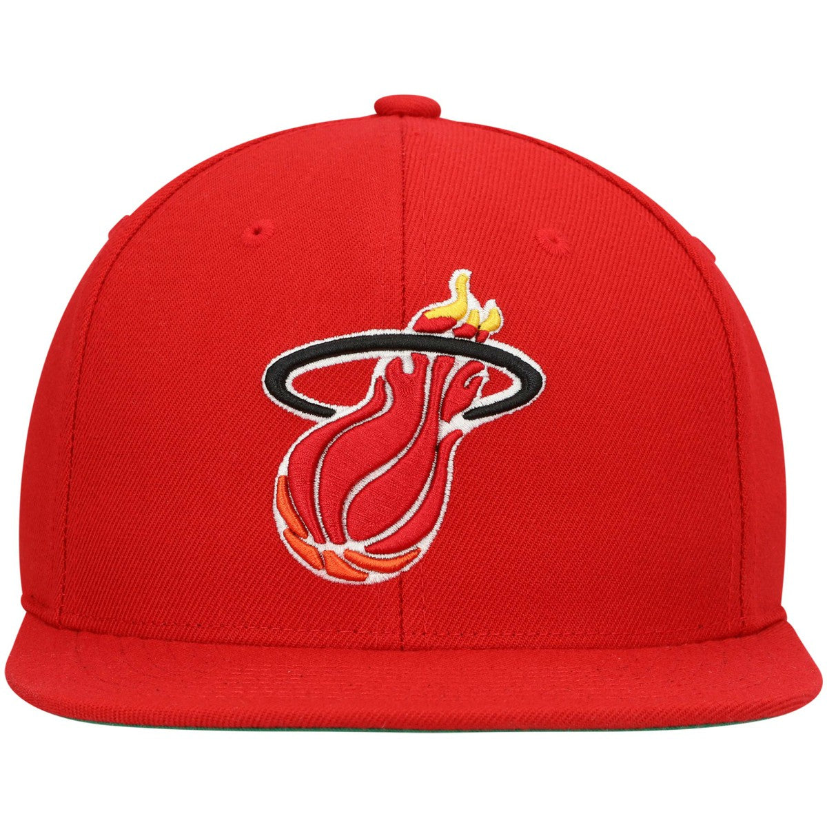 Miami Heat Hardwood Classics Team Ground 2.0 Snapback Hat - Red | Mitchell & Ness discount