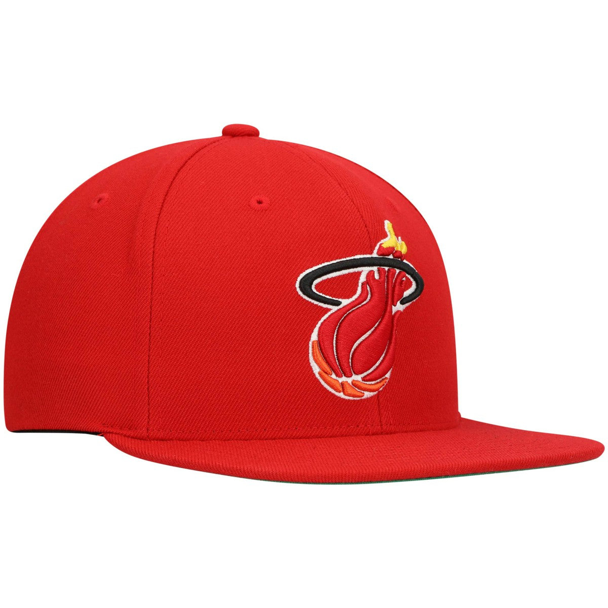 Miami Heat Hardwood Classics Team Ground 2.0 Snapback Hat - Red | Mitchell & Ness discount