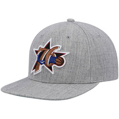 Philadelphia 76ers Hardwood Classics Team 2.0 Snapback Hat - Heathered Gray | Mitchell & Ness cheap