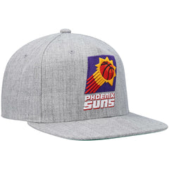 Phoenix Suns Hardwood Classics Team 2.0 Snapback Hat - Heathered Gray | Mitchell & Ness on sale