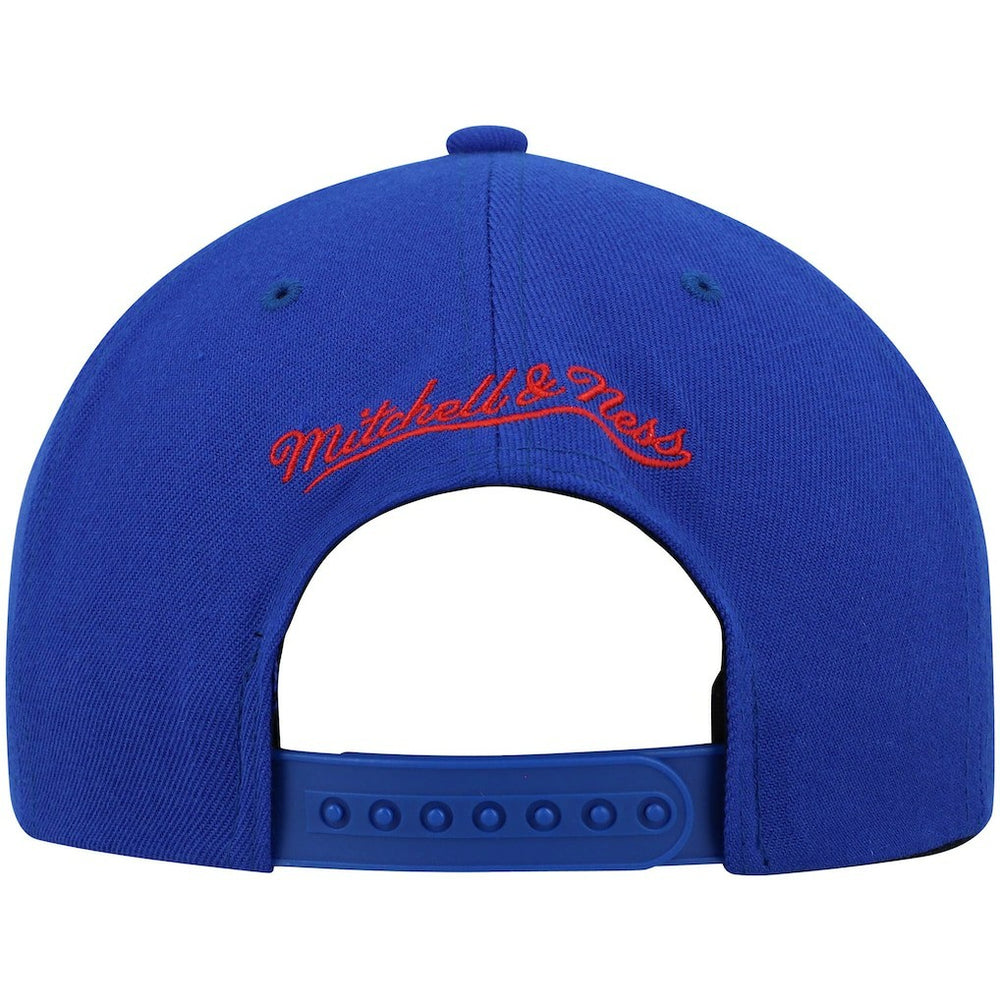 Philadelphia 76ers Team Two-Tone 2.0 Snapback Hat - Royal/Red | Mitchell & Ness sale