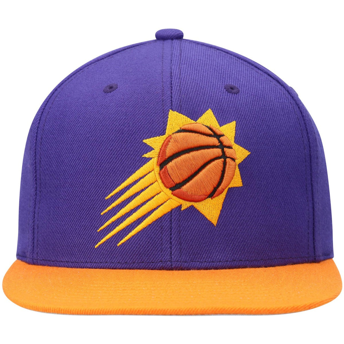 Phoenix Suns Team Two-Tone 2.0 Snapback Hat - Purple/Orange | Mitchell & Ness online