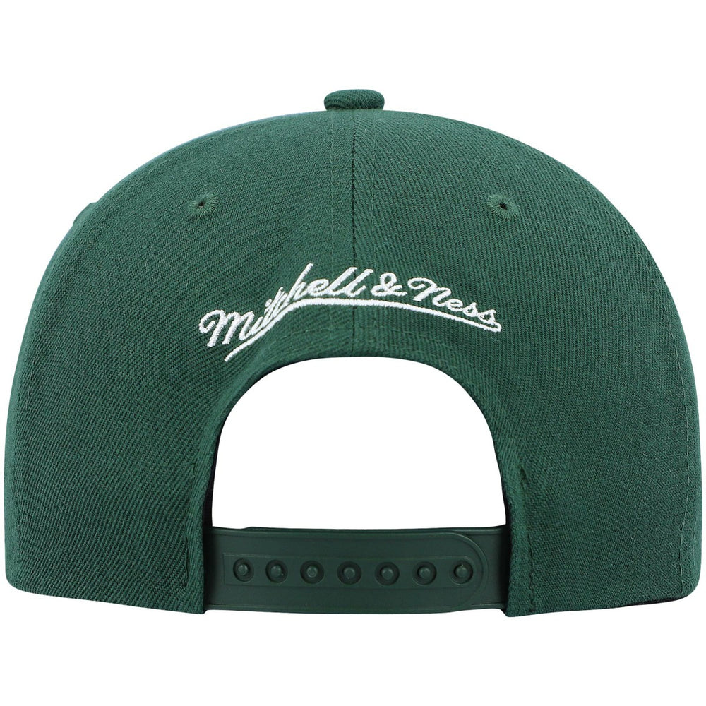 Milwaukee Bucks Ground 2.0 Snapback Hat - Hunter Green | Mitchell & Ness for sale