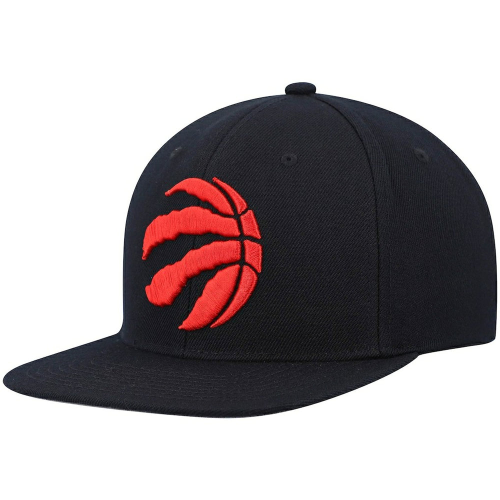Toronto Raptors Ground 2.0 Snapback Hat - Black | Mitchell & Ness cheap