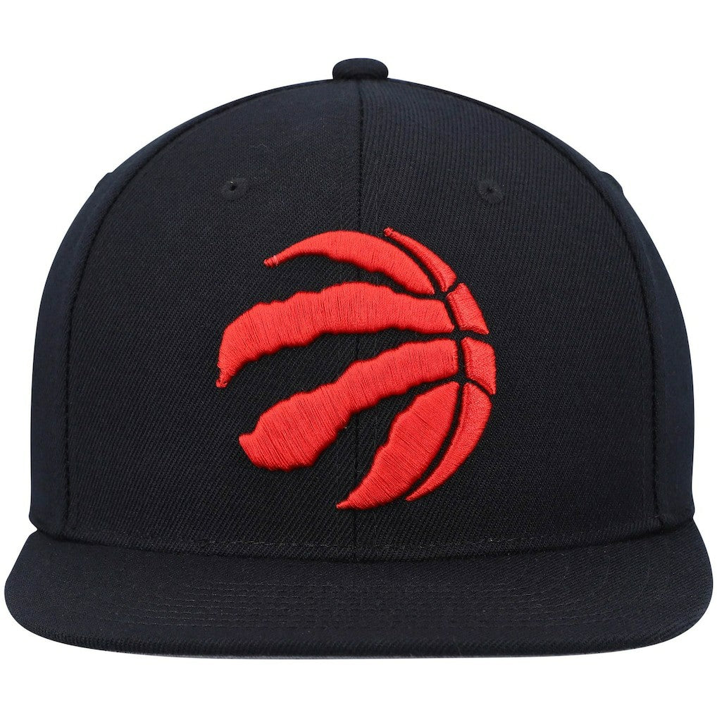 Toronto Raptors Ground 2.0 Snapback Hat - Black | Mitchell & Ness cheap