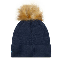NFL Tennessee Titans Women's Snowy Cuffed Knit Hat with Pom