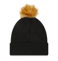 NFL Las Vegas Raiders Women's Snowy Cuffed Knit Hat with Pom