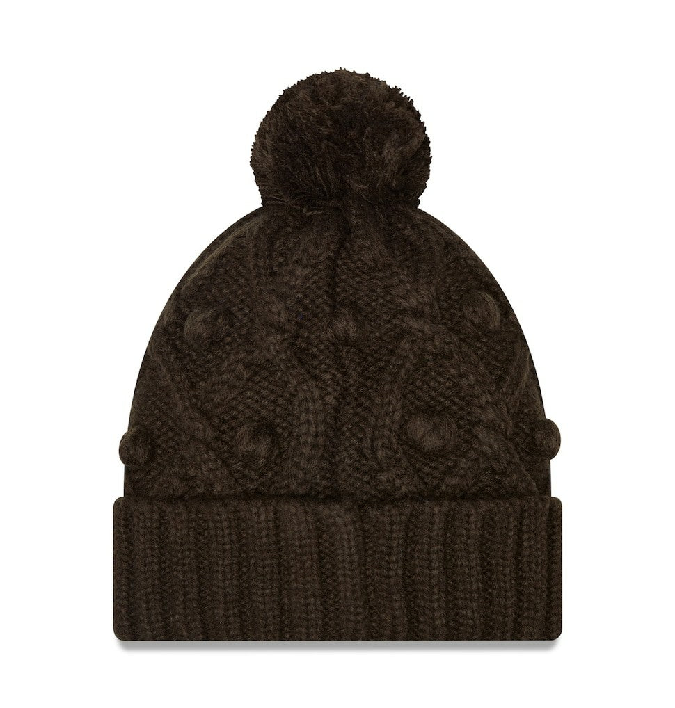 NFL Cleveland Browns Women's Toasty Cuffed Knit Hat with Pom