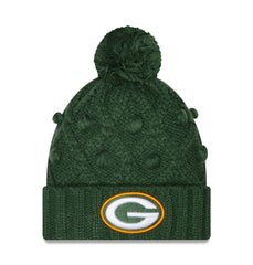 NFL Green Bay Packers Women's Toasty Cuffed Knit Hat with Pom