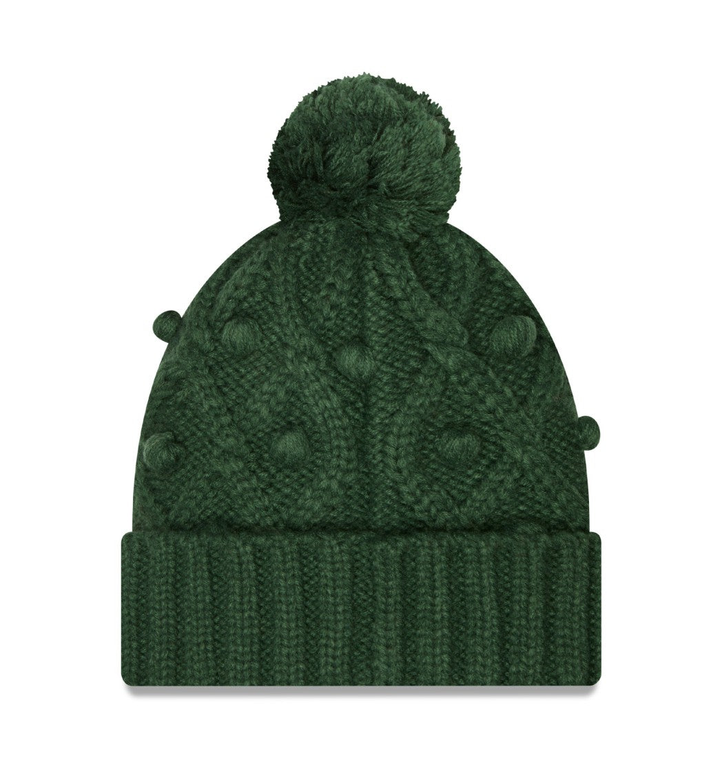 NFL Green Bay Packers Women's Toasty Cuffed Knit Hat with Pom