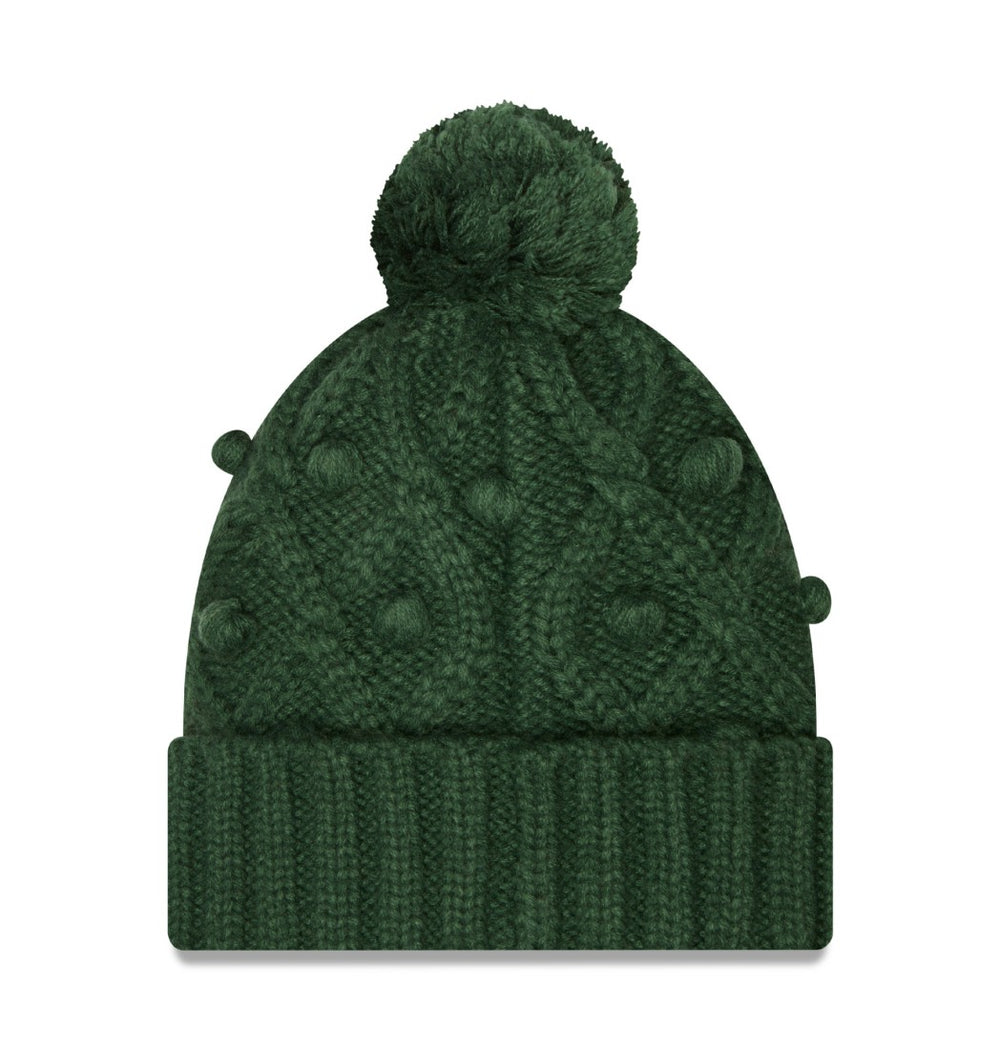 NFL Green Bay Packers Women's Toasty Cuffed Knit Hat with Pom