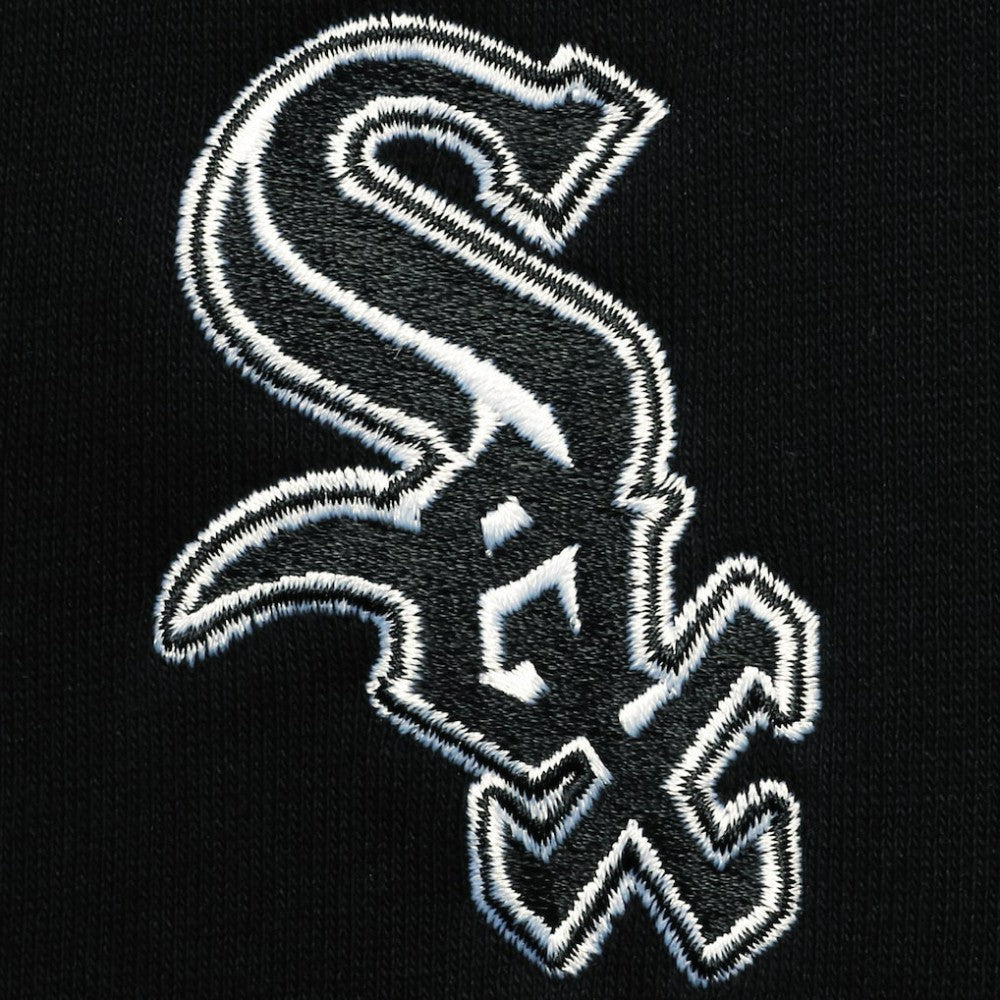 Chicago White Sox Levelwear Recruit Short Sleeve Full-Zip Hoodie Jacket - Black