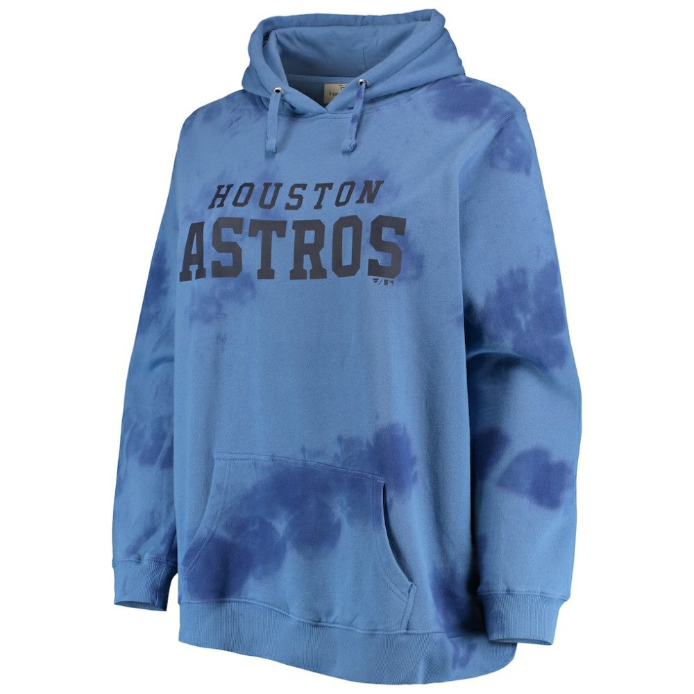 Houston Astros Women's Plus Size Cloud Pullover Hoodie - Navy