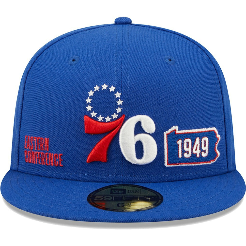 Philadelphia 76ers Fall 22 Identity 59FIFTY Fitted Hat - Royal | New Era sale