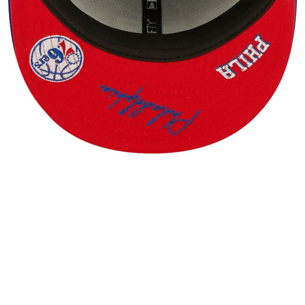 Philadelphia 76ers Fall 22 Identity 59FIFTY Fitted Hat - Royal | New Era sale