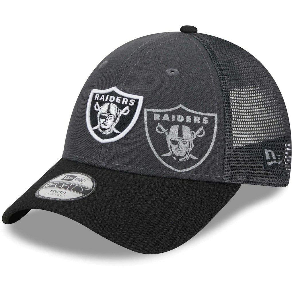 NFL Las Vegas Raiders Youth Reflect 9FORTY Adjustable Hat