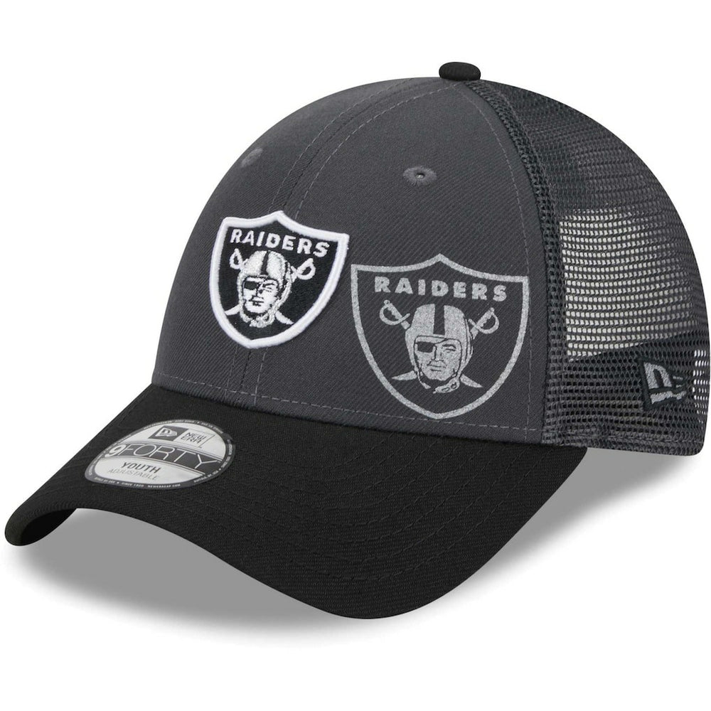 NFL Las Vegas Raiders Youth Reflect 9FORTY Adjustable Hat