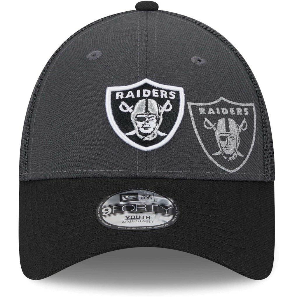 NFL Las Vegas Raiders Youth Reflect 9FORTY Adjustable Hat