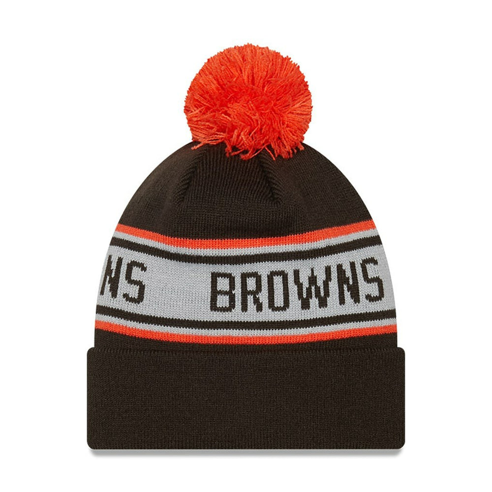 NFL Cleveland Browns Preschool Repeat Cuffed Knit Hat with Pom