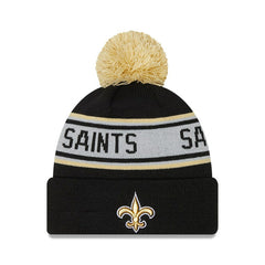 NFL New Orleans Saints Preschool Repeat Cuffed Knit Hat with Pom