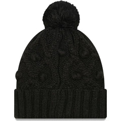 NFL Pittsburgh Steelers Girls Youth Toasty Cuffed Knit Hat with Pom